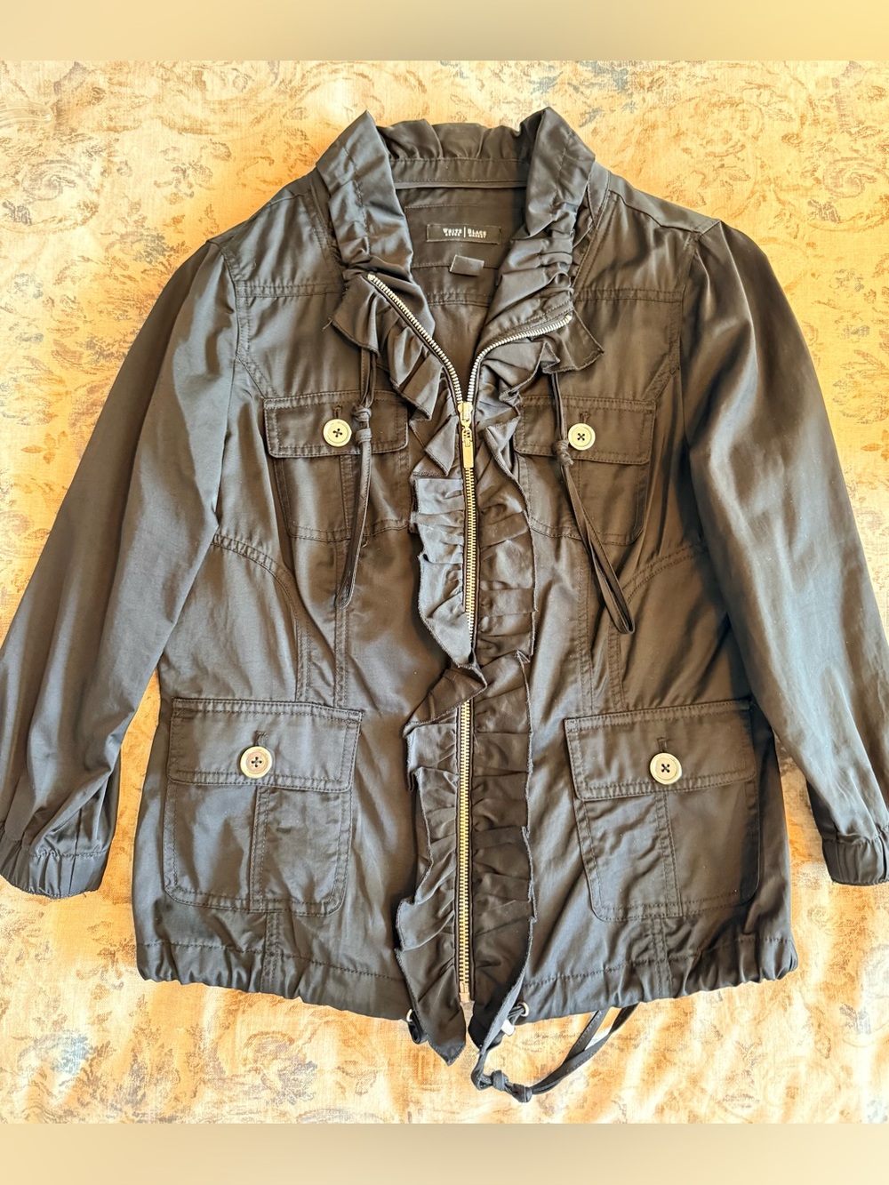 Black 3/4 Sleeve Jacket White House Black Market